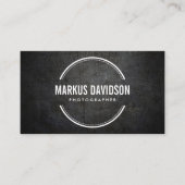 写真家カメラレンズ名刺 名刺 (正面)