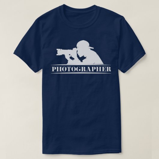 写真家カメラ写真撮影写真家ル Tシャツ (デザイン正面)