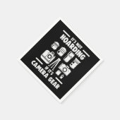 写真家カメラ撮影 スタンダードカクテルナプキン (角)