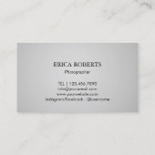 写真家カメラ&赤いハート撮影 名刺 (裏面)