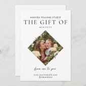 写真家ギフトカード証明書 シーズンカード (正面/裏面)