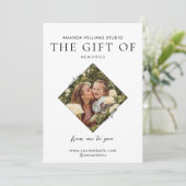 写真家ギフトカード証明書 シーズンカード (スタンド正面)