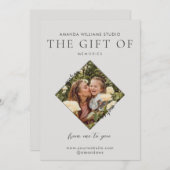 写真家ギフトカード証明書 シーズンカード (正面/裏面)