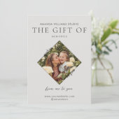 写真家ギフトカード証明書 シーズンカード (スタンド正面)