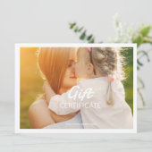 写真家ギフト券テンプレート (スタンド正面)