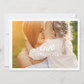 写真家ギフト券テンプレート (正面)