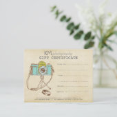 写真家ギフト券テンプレート (スタンド正面)