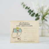 写真家ギフト券テンプレート (スタンド正面)