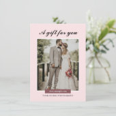 写真家ギフト券テンプレート (スタンド正面)