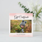 写真家ギフト券テンプレート シーズンカード (スタンド正面)