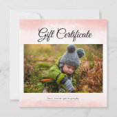 写真家ギフト券テンプレート シーズンカード (正面)