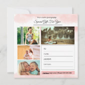 写真家ギフト券テンプレート シーズンカード (裏面)