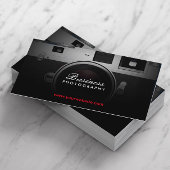 写真家クラシックのカメラモダン撮影 名刺