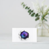 写真家クリエイティブカメラ撮影 名刺 (スタンド正面)