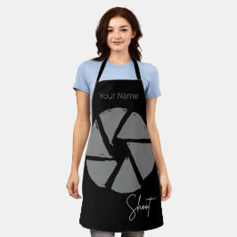 写真家デザインヴィンテージ絞りレトロカメラ エプロン