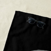 写真家デザインヴィンテージ絞りレトロカメラ ビーチタオル (インサイチュ)