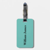 写真家パーソナライズされたの両面 ラゲッジタグ (裏面縦)