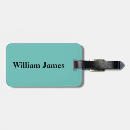 写真家パーソナライズされたの両面 ラゲッジタグ (裏面横)