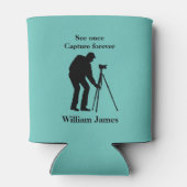 写真家パーソナライズされた 缶クーラー (裏面)