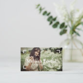 写真家フレーカスタムム写真名刺 名刺 (スタンド正面)