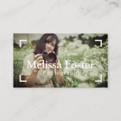 写真家フレーカスタムム写真名刺 名刺 (正面)