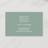 写真家フローラ名刺 名刺 (裏面)