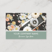 写真家フローラ名刺 名刺 (正面)