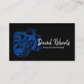 写真家プロフェッショナルカメラ撮影暗 名刺 (正面)