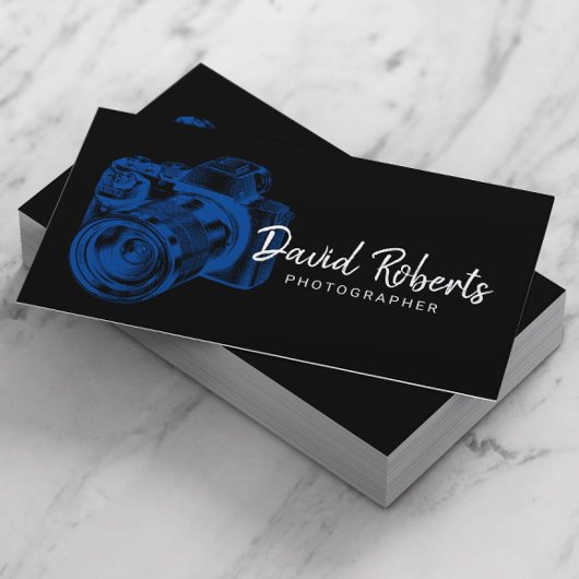 写真家プロフェッショナルカメラ撮影暗 名刺