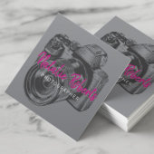 写真家プロフェッショナルカメラ撮影 スクエア名刺