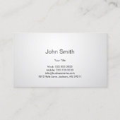 写真家プロフェッショナルカメラ撮影 名刺 (裏面)