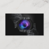 写真家プロフェッショナルハンズフレーム撮影 名刺 (正面)