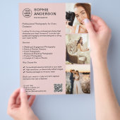 写真家プロフェッショナル写真事業 チラシ (手)