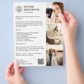 写真家プロフェッショナル写真事業 チラシ (手)