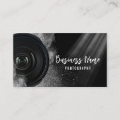 写真家プロフェッショナル白黒写真 名刺 (正面)