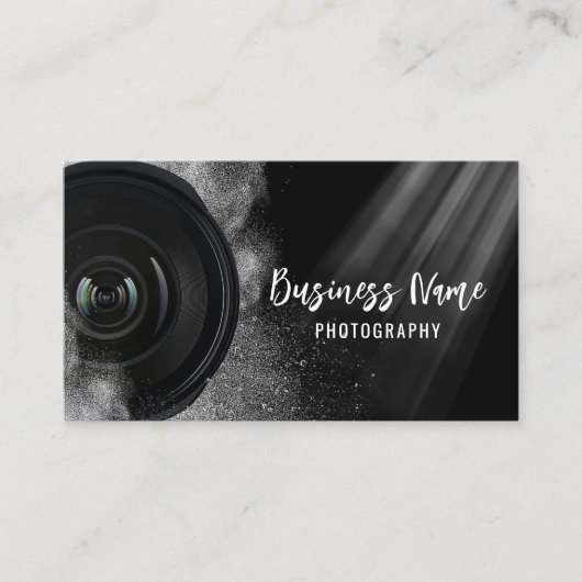 写真家プロフェッショナル白黒写真 名刺