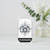 写真家ミニマルタロットスタイル写真 名刺 (スタンド正面)