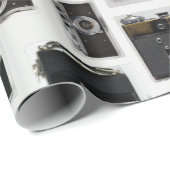 写真家古ヴィンテージカメラ包装紙 ラッピングペーパー (ロールコーナー)