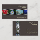 写真家名刺写真テンプレート 名刺 (正面/裏面)