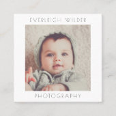 写真家名刺 スクエア名刺 (正面)