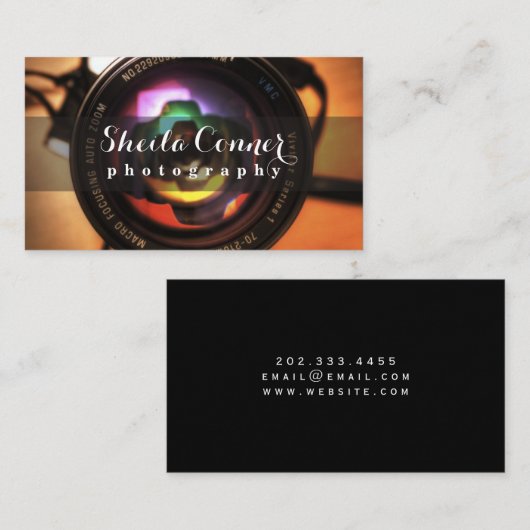 写真家名刺 名刺 (正面/裏面)