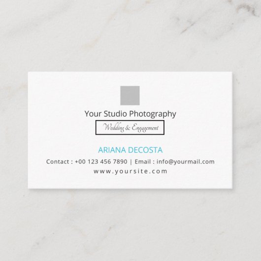 写真家名刺 名刺 (正面)