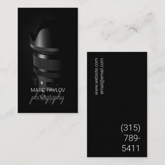 写真家名刺 名刺 (正面/裏面)