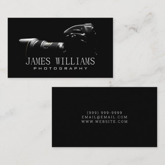 写真家名刺 名刺 (正面/裏面)