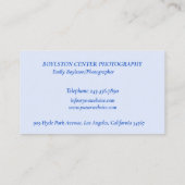 写真家名刺 名刺 (裏面)