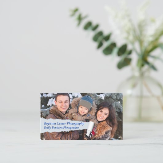 写真家名刺 名刺 (スタンド正面)