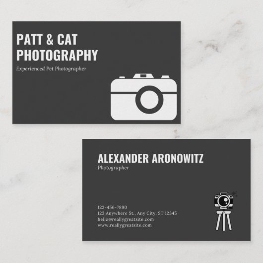 写真家名刺 名刺 (正面/裏面)