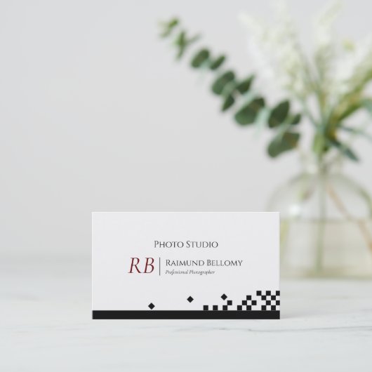 写真家名刺 名刺 (スタンド正面)