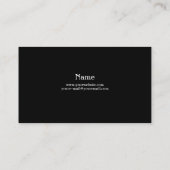 写真家名刺 名刺 (裏面)