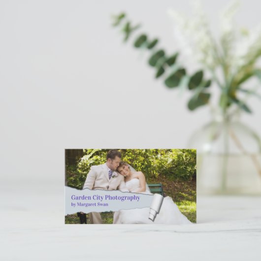 写真家名刺 名刺 (スタンド正面)